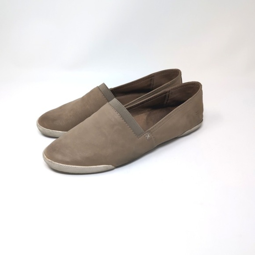 Frye Melanie Slip On Brown Leather‎ Loafers Womens 8.5